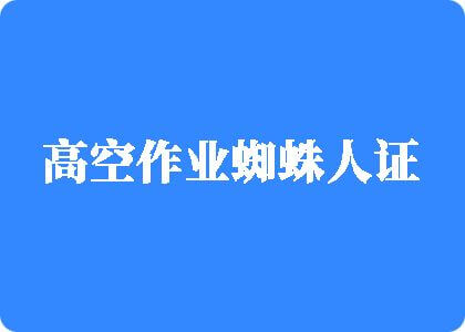 操老骚逼12p高空作业蜘蛛人证